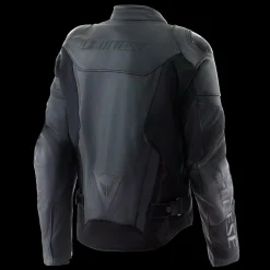 Dainese IPERATTIVA - HERREN-MOTORKRADJACKE AUS LEDER UND STOFF BLACK/BLACK