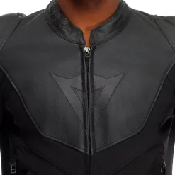 Dainese IPERATTIVA - HERREN-MOTORKRADJACKE AUS LEDER UND STOFF BLACK/BLACK