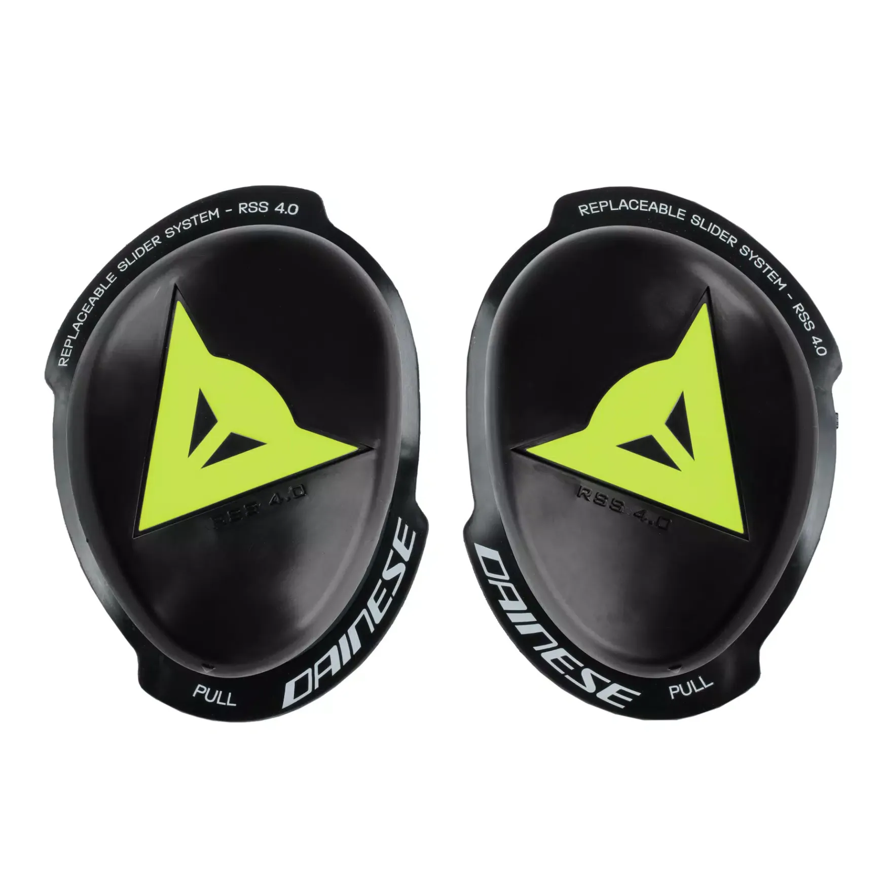 Dainese KNEE SLIDER RSS 4.0 - FULL KIT BLACK/YELLOW-FLUO New