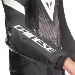 Dainese LAGUNA SECA 6 - EINTEILIGER PERFORIERTER LEDERANZUG HERREN BLACK/WHITE/ANTHRACITE New