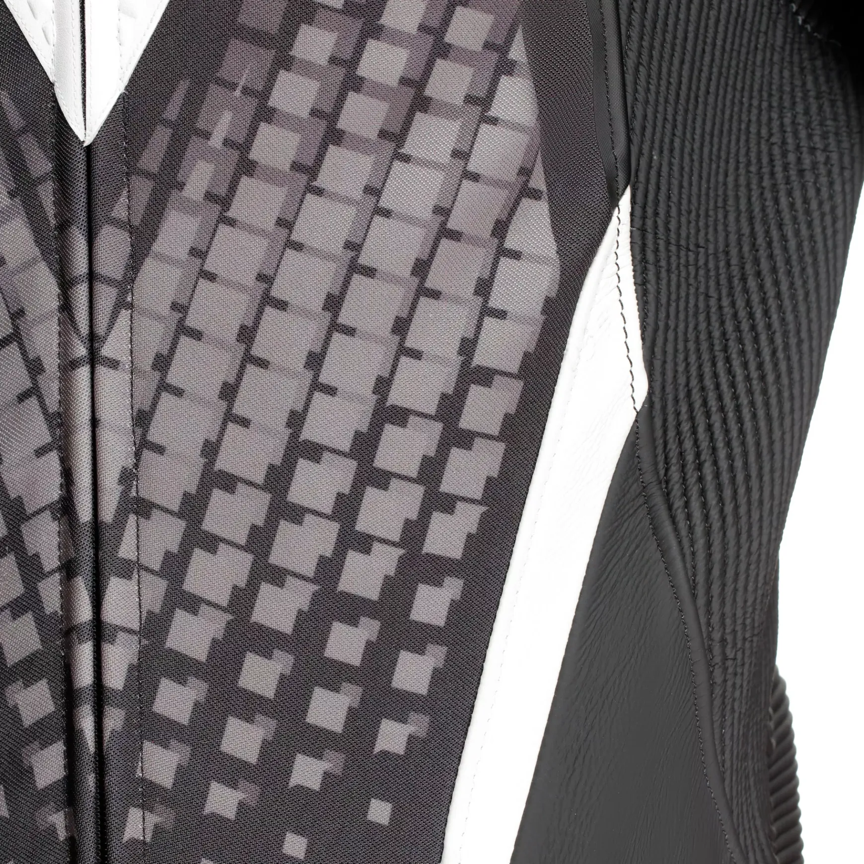 Dainese LAGUNA SECA 6 - EINTEILIGER PERFORIERTER LEDERANZUG HERREN BLACK/WHITE/ANTHRACITE Hot