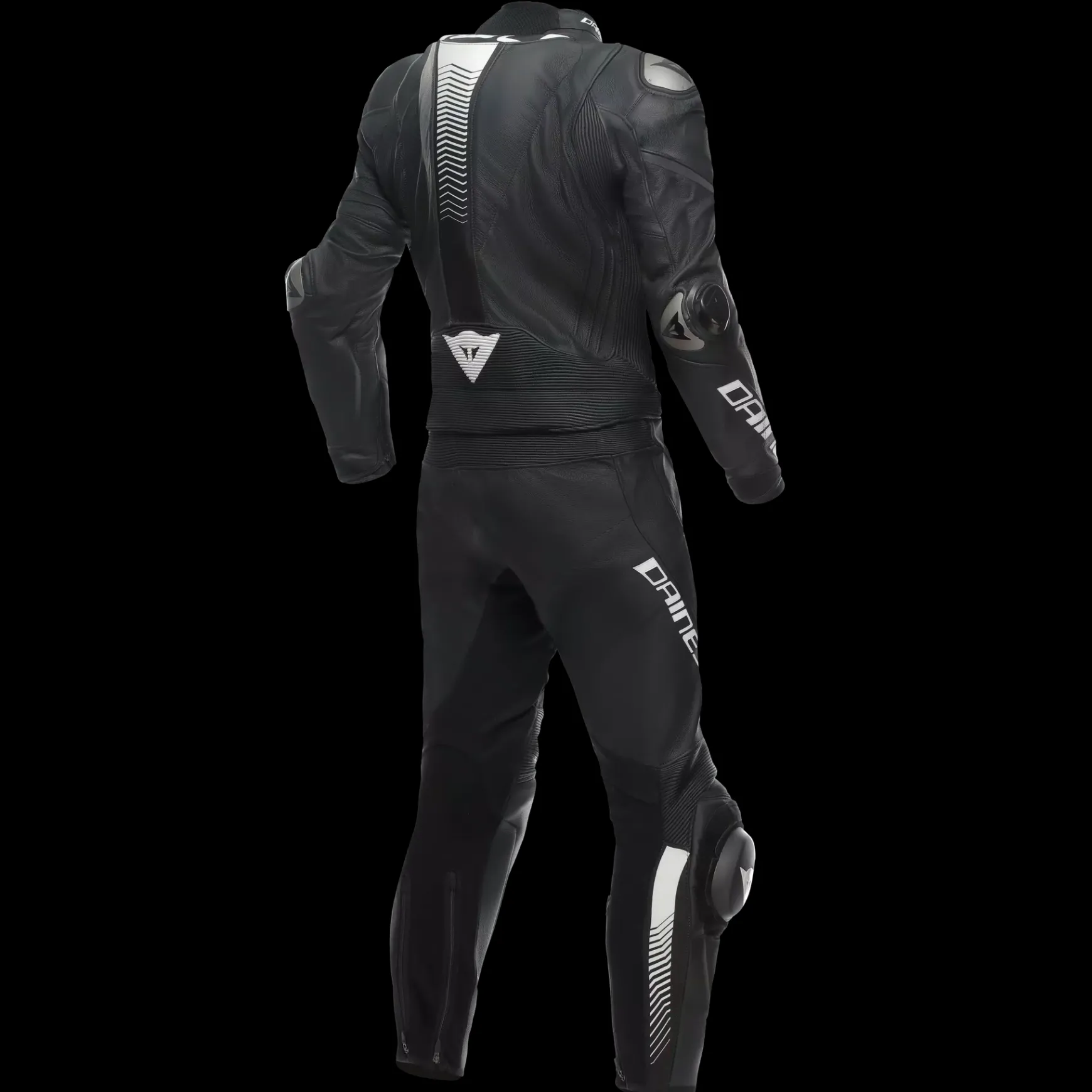 Dainese LAGUNA SECA 5 2PCS LEATHER SUIT S/T BLACK/BLACK/WHITE Hot