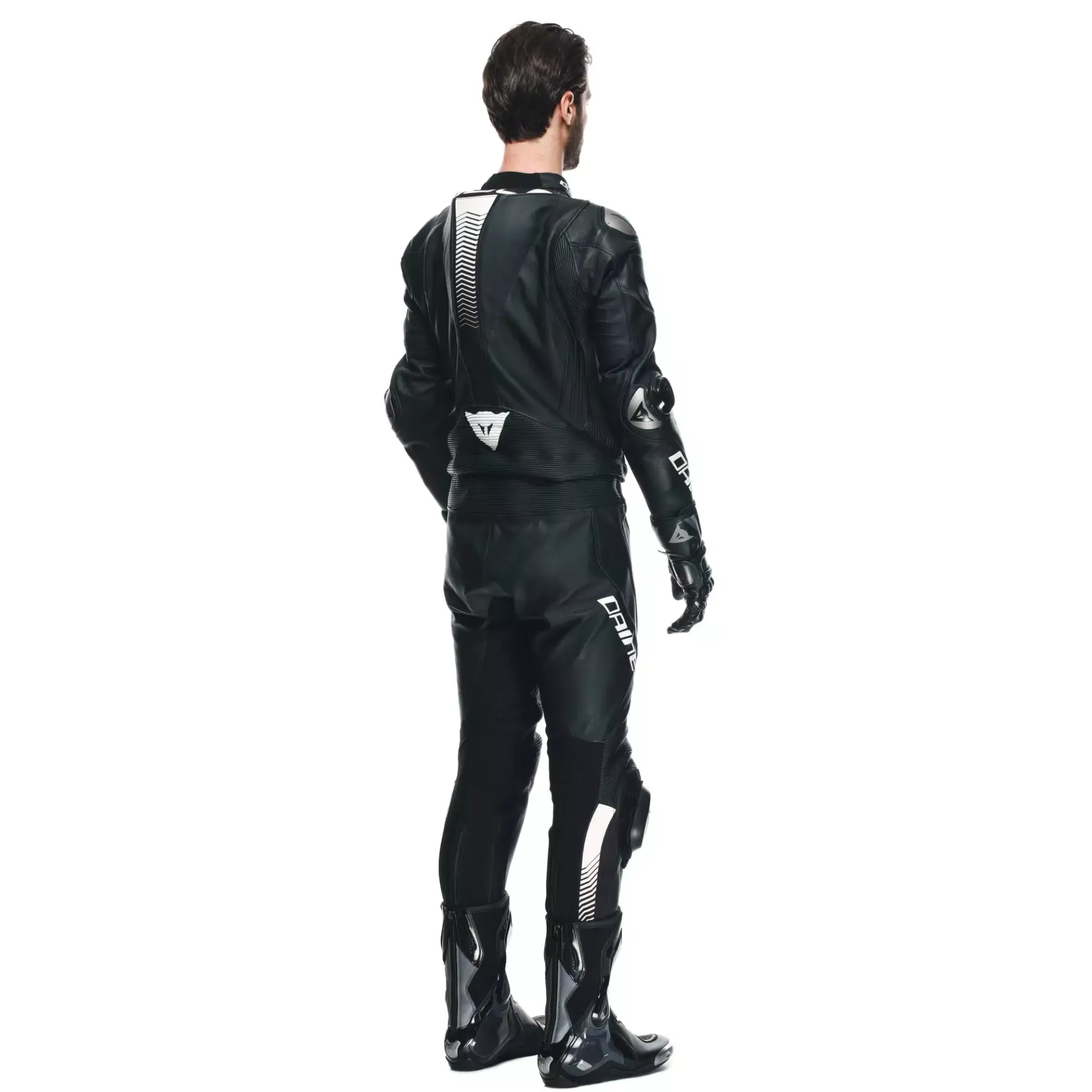 Dainese LAGUNA SECA 5 2PCS LEATHER SUIT PERF. BLACK/BLACK/WHITE