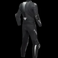 Dainese LAGUNA SECA 5 2PCS LEATHER SUIT BLACK/BLACK/WHITE Sale