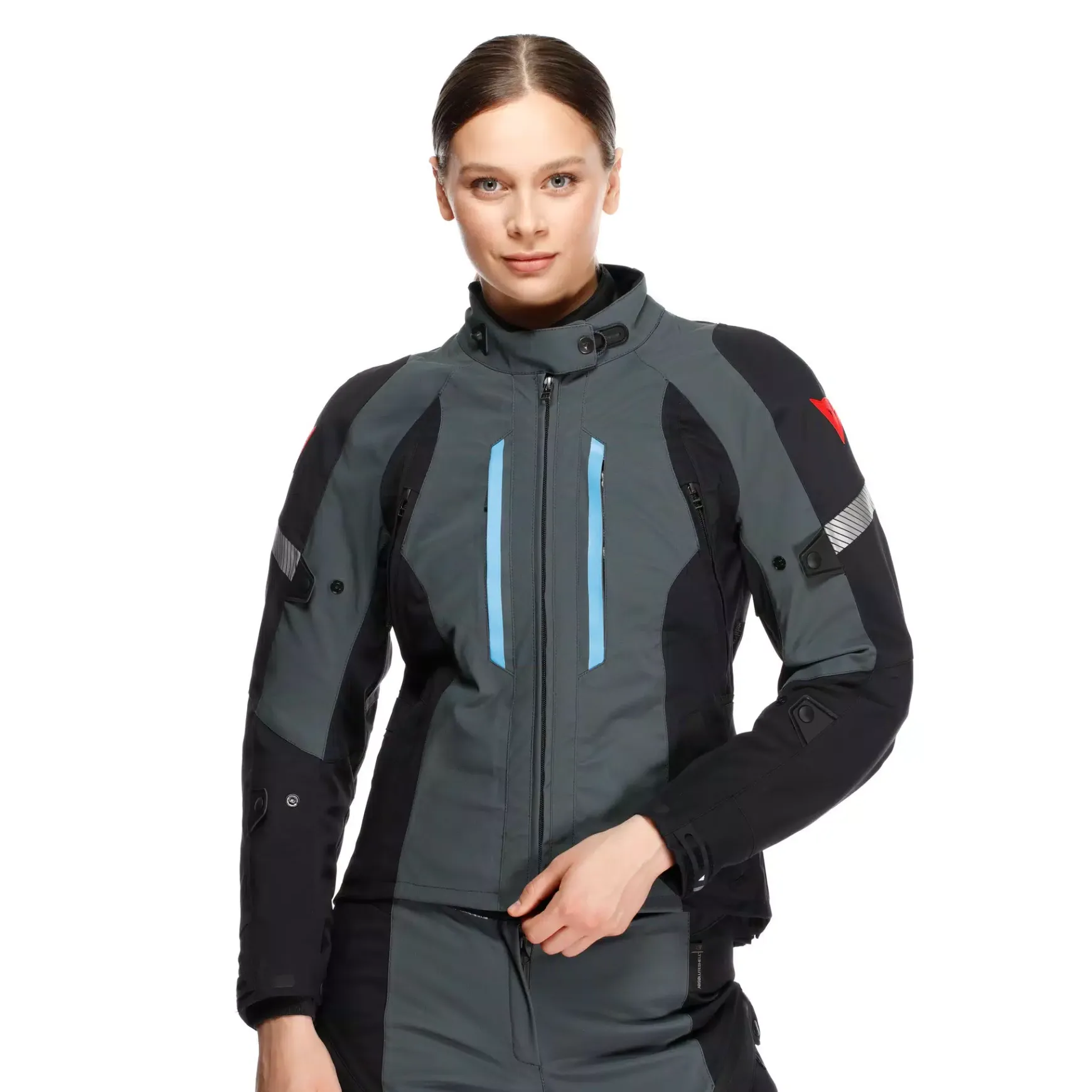 Dainese MANGEN ABSØLUTESHELL™ PRO - TOURING-MOTORRADJACKE DAMEN EBONY/BLACK