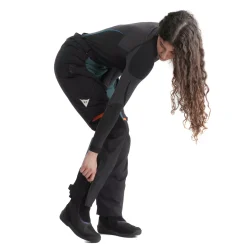 Dainese MANGEN ABSØLUTESHELL™ PRO - TOURING-MOTORENHOSEN DAMEN DARK SEA/BLACK Best