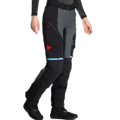 Dainese MANGEN ABSØLUTESHELL™ PRO - TOURING-MOTORENHOSEN DAMEN EBONY/BLACK Outlet