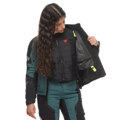 Dainese MANGEN ABSØLUTESHELL™ PRO - TOURING-MOTORRADJACKE DAMEN DARK SEA/BLACK Hot