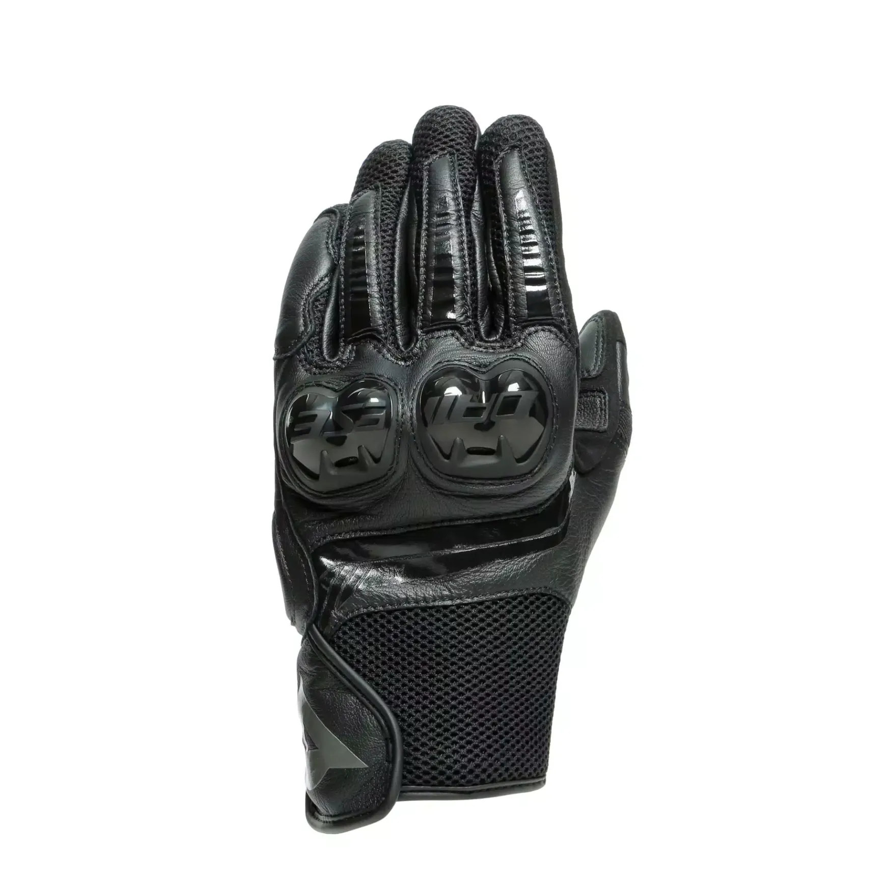 Dainese MIG 3 UNISEX LEATHER GLOVES BLACK/BLACK New