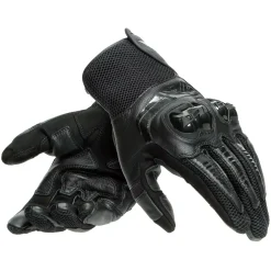 Dainese MIG 3 UNISEX LEATHER GLOVES BLACK/BLACK New