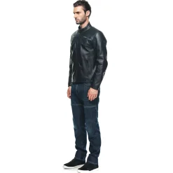 Dainese MIKE 3 LEATHER JACKET BLACK New