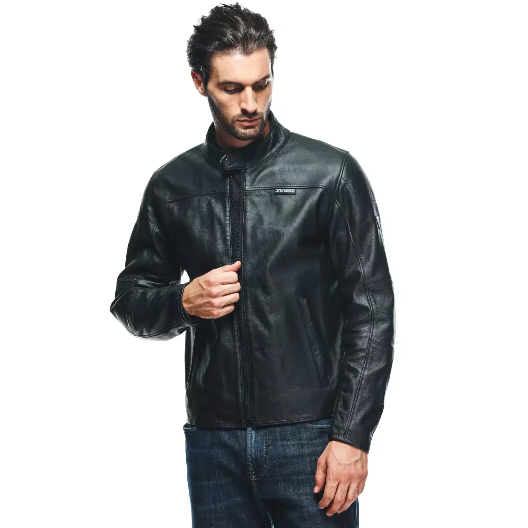 Dainese MIKE 3 LEATHER JACKET BLACK New