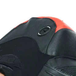 Dainese MISANO 3 PERF. D-AIR® 1PC LEATHER SUIT BLACK/RED/FLUO-RED Outlet