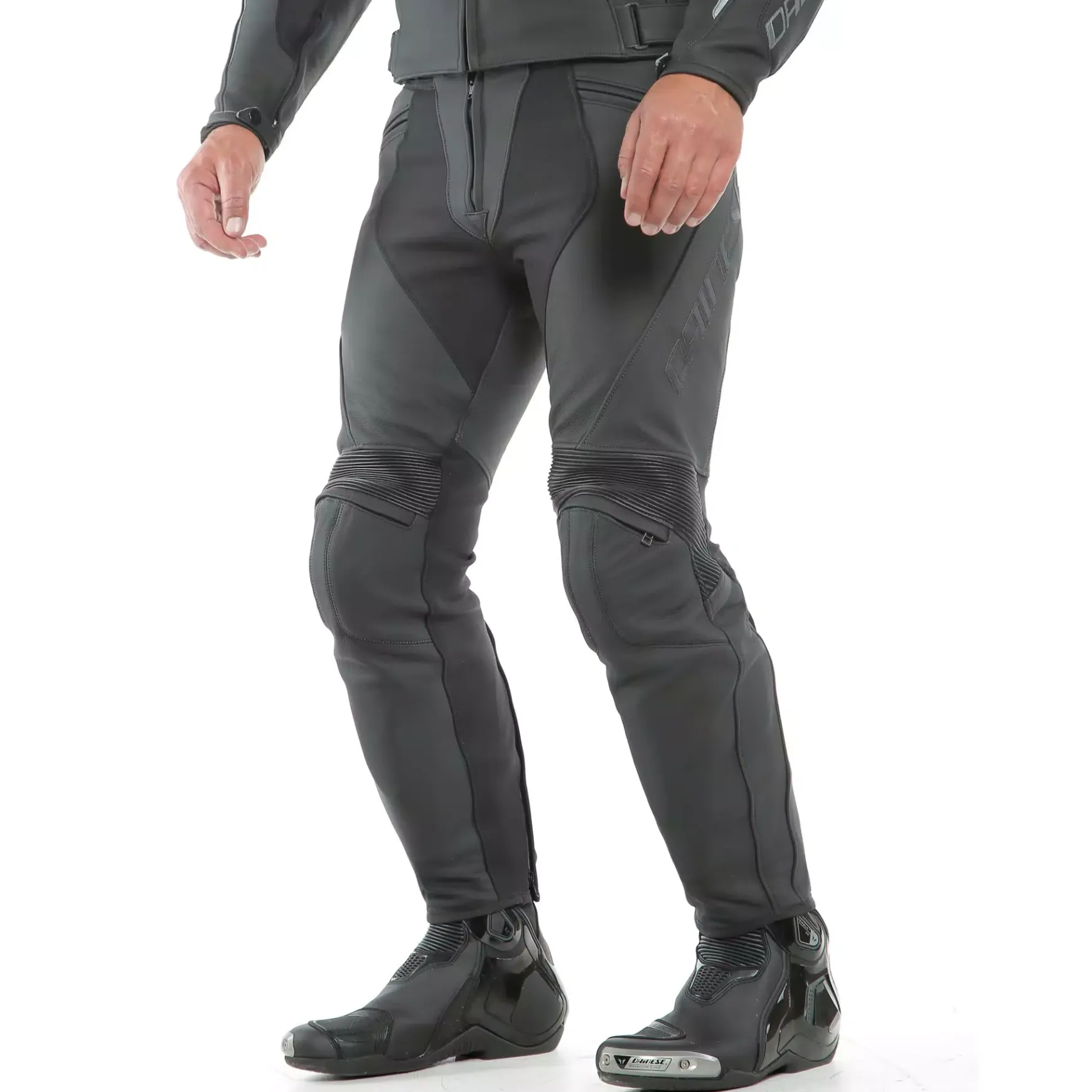 Dainese PONY 3 LEATHER PANTS BLACK-MATT Online