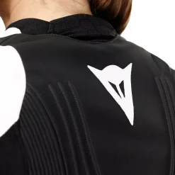 Dainese RACING 5 - DAMEN-MOTORSCHUTZJACKE AUS LEDER BLACK/WHITE Hot