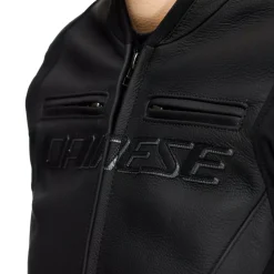 Dainese RACING 5 - DAMEN-MOTORSCHUTZJACKE AUS LEDER BLACK/BLACK Discount