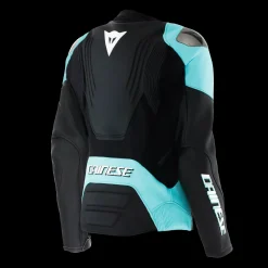 Dainese RACING 5 - DAMEN-MOTORSCHUTZJACKE AUS LEDER BLACK/WATER Discount