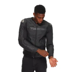 Dainese RACING 5 - MOTORRADLEDERJACKE HERREN BLACK/BLACK/BLACK Best