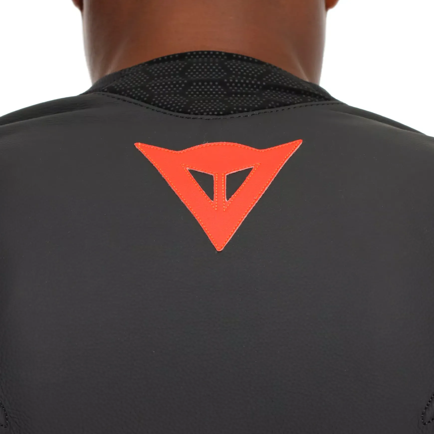 Dainese RACING 5 - MOTORRADLEDERJACKE HERREN BLACK/BLACK/RED-FLUO