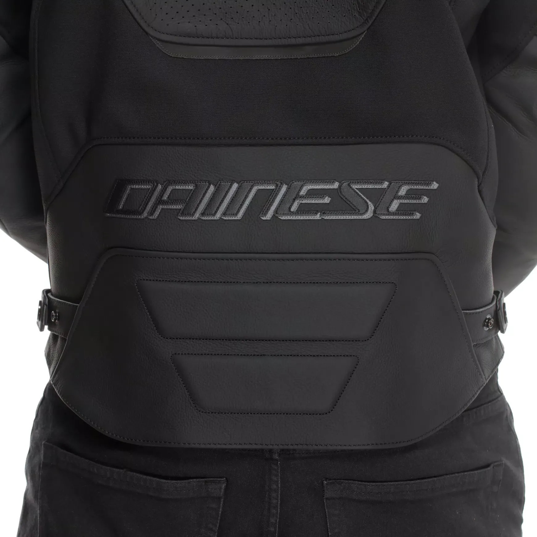 Dainese RACING 5 – PERFORIERTE LEDER-MOTORRADJACKE HERREN - GRÖSSE SHORT/TALL (S/T) BLACK/BLACK/BLACK Sale