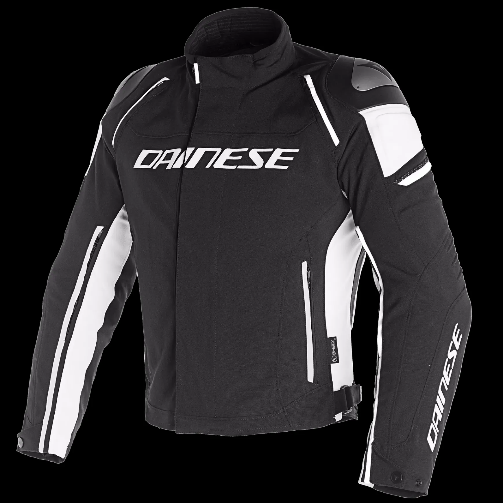 Dainese RACING 3 D-DRY® JACKET BLACK/BLACK/WHITE Hot