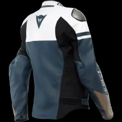 Dainese RAPIDA LADY LEATHER JACKET BLACK-IRIS/WHITE/TIBETAN-PLATINUM Outlet