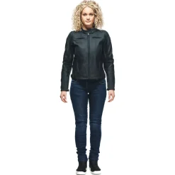 Dainese RAZON 2 LADY LEATHER JACKET BLACK Best