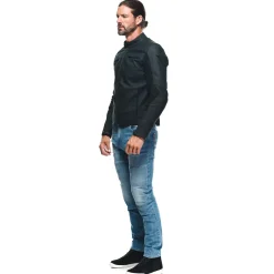 Dainese RAZON 2 LEATHER JACKET BLACK Discount