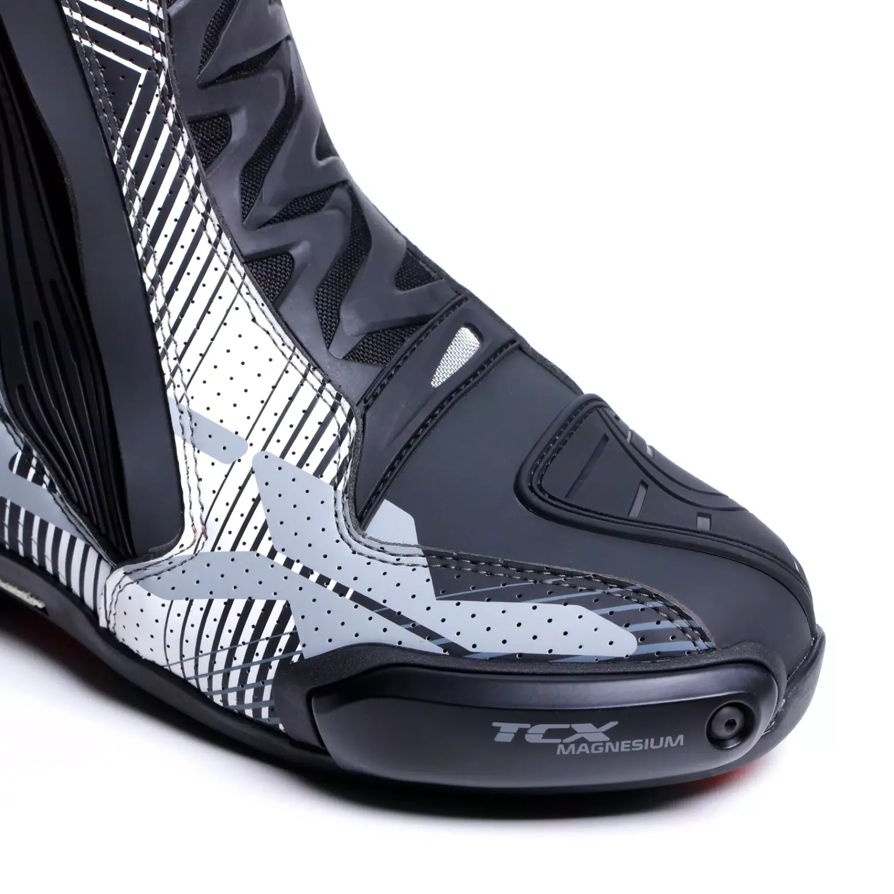Dainese RT-RACE PRO AIR RACING MOTORRADSTIEFEL HERREN - SCHWARZ/WEISS/GRAU Best