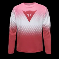 Dainese SCARABEO JERSEY LS - LANGARM-BIKE-SHIRT FÜR KINDER PINK/WHITE Discount