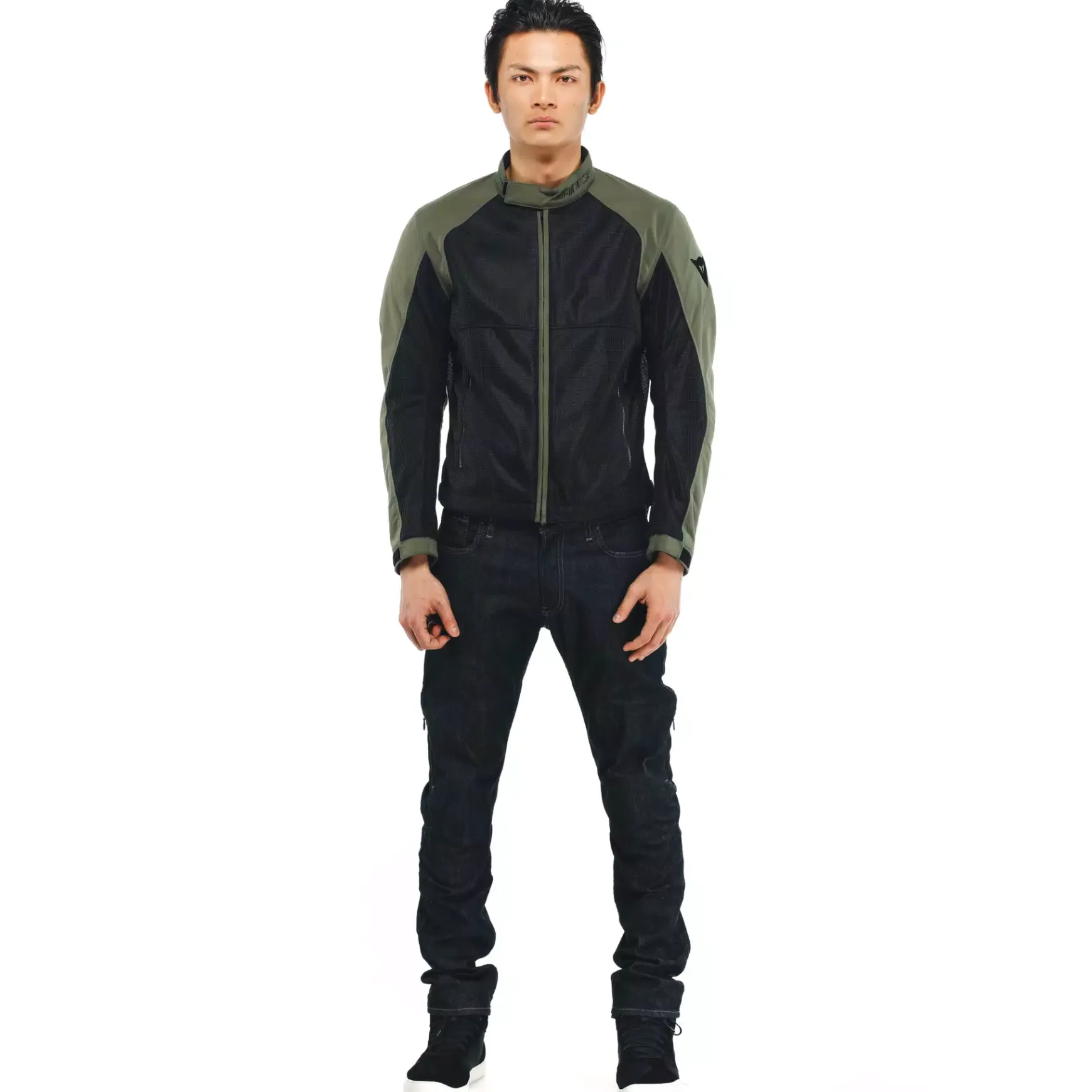 Dainese SEVILLA AIR TEX JACKET BLACK/GRAPE-LEAF Outlet