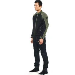 Dainese SEVILLA AIR TEX JACKET BLACK/GRAPE-LEAF Outlet