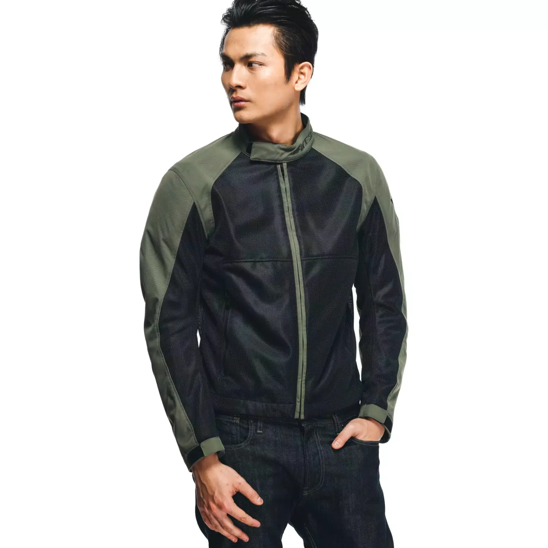 Dainese SEVILLA AIR TEX JACKET BLACK/GRAPE-LEAF Outlet