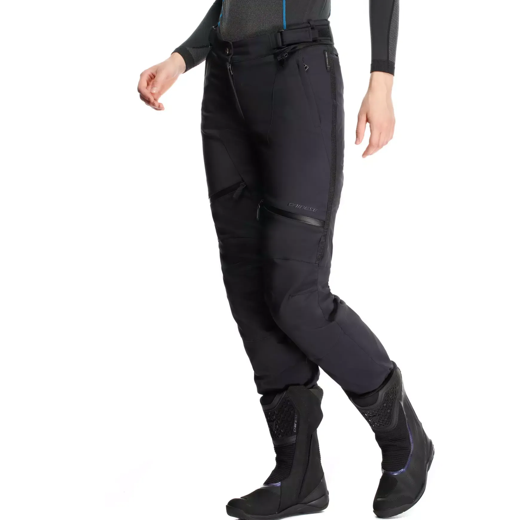 Dainese SHERMAN 3 ABSØLUTESHELL™ - WATERPROOF TOURING-MOTORRADHOSE FÜR DAMEN BLACK Clearance