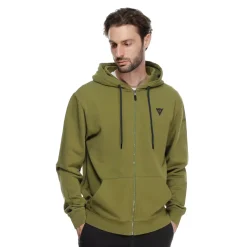 Dainese SPEED DEMON - HOODIE MIT REISSVERSCHLUSS 100% BAUMWOLLE OLIVE BRANCH Sale
