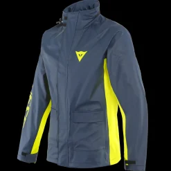Dainese STORM 2 UNISEX JACKET BLACK-IRIS/FLUO-YELLOW Hot