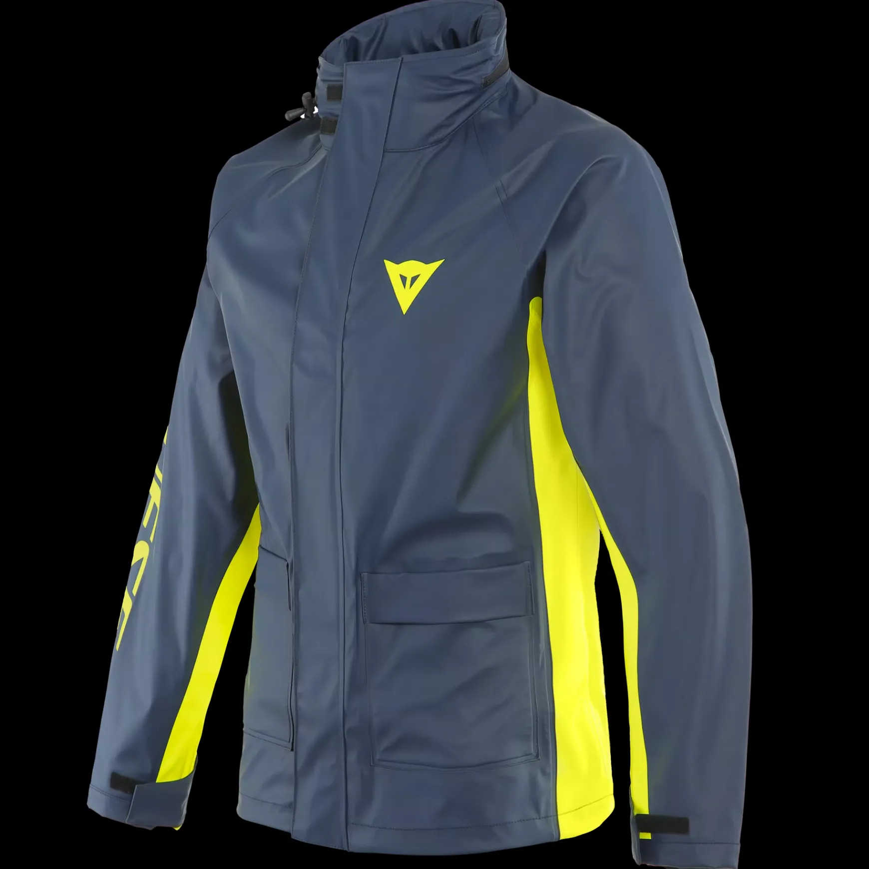 Dainese STORM 2 UNISEX JACKET BLACK-IRIS/FLUO-YELLOW Hot
