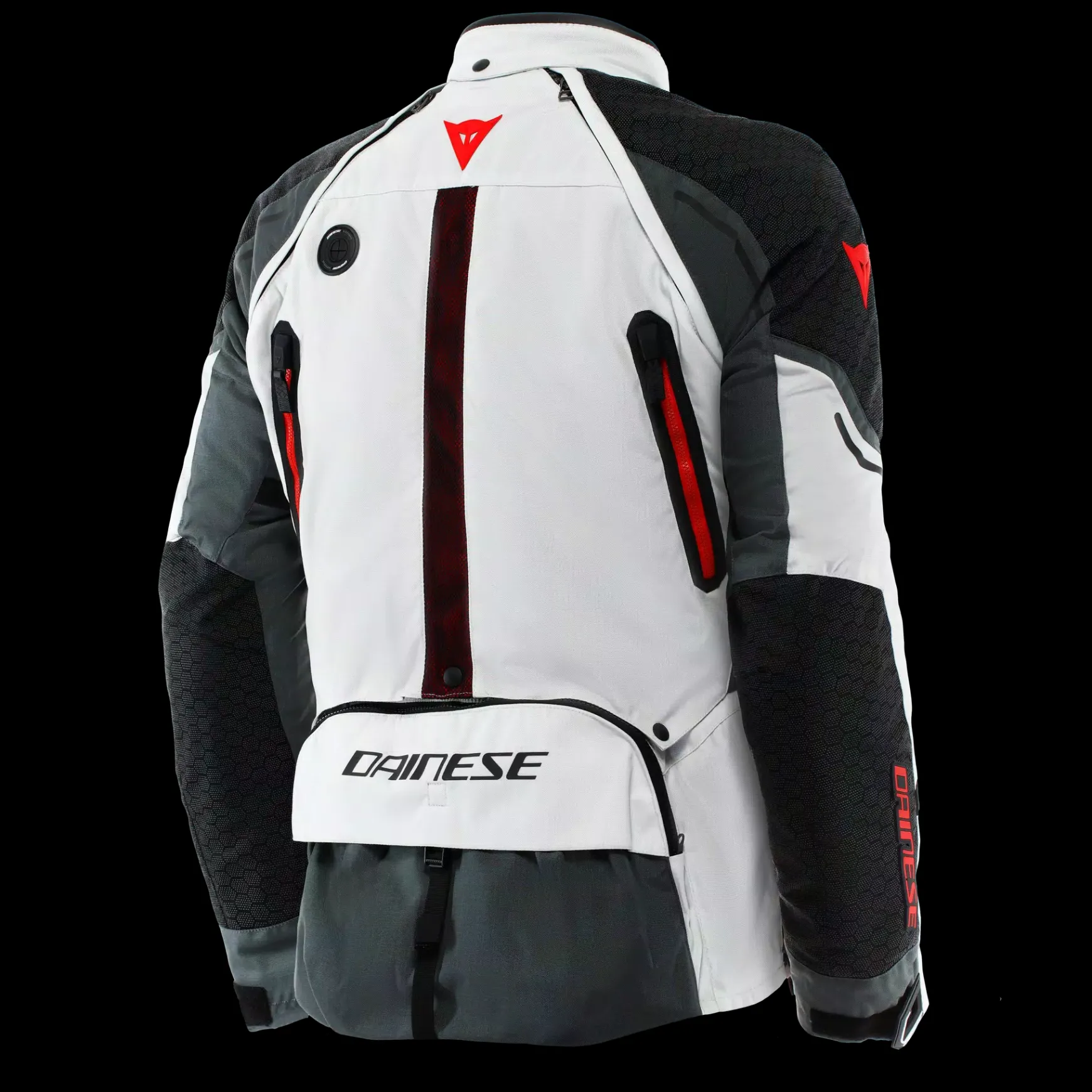 Dainese SUPER ADVENTURE ABSØLUTESHELL™ - MOTORRADJACKE OFF-ROAD HERREN GLACIER-GREY/IRON-GATE/RED Clearance