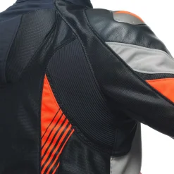 Dainese SUPER RIDER 2 ABSOLUTESHELL™ JACKET BLACK/DARK-GULL-GRAY/FLUO-RED Hot