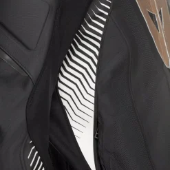 Dainese SUPER SPEED 4 - PERFORIERTE LEDER-MOTORRADJACKE HERREN BLACK/TIBETAN PLATINUM/WHITE Online
