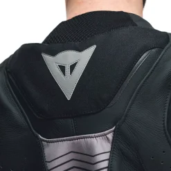 Dainese SUPER SPEED 4 LEATHER JACKET BLACK-MATT/CHARCOAL-GRAY Sale