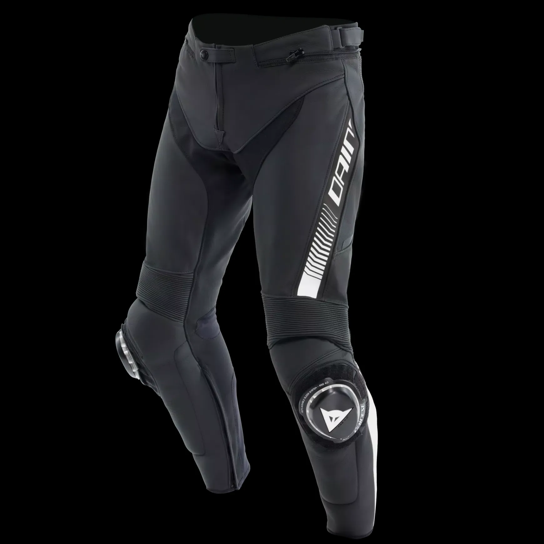 Dainese SUPER SPEED LEATHER PANTS BLACK/WHITE Outlet