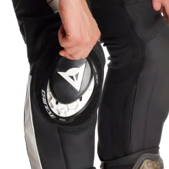 Dainese SUPER SPEED LEATHER PANTS BLACK/WHITE Outlet
