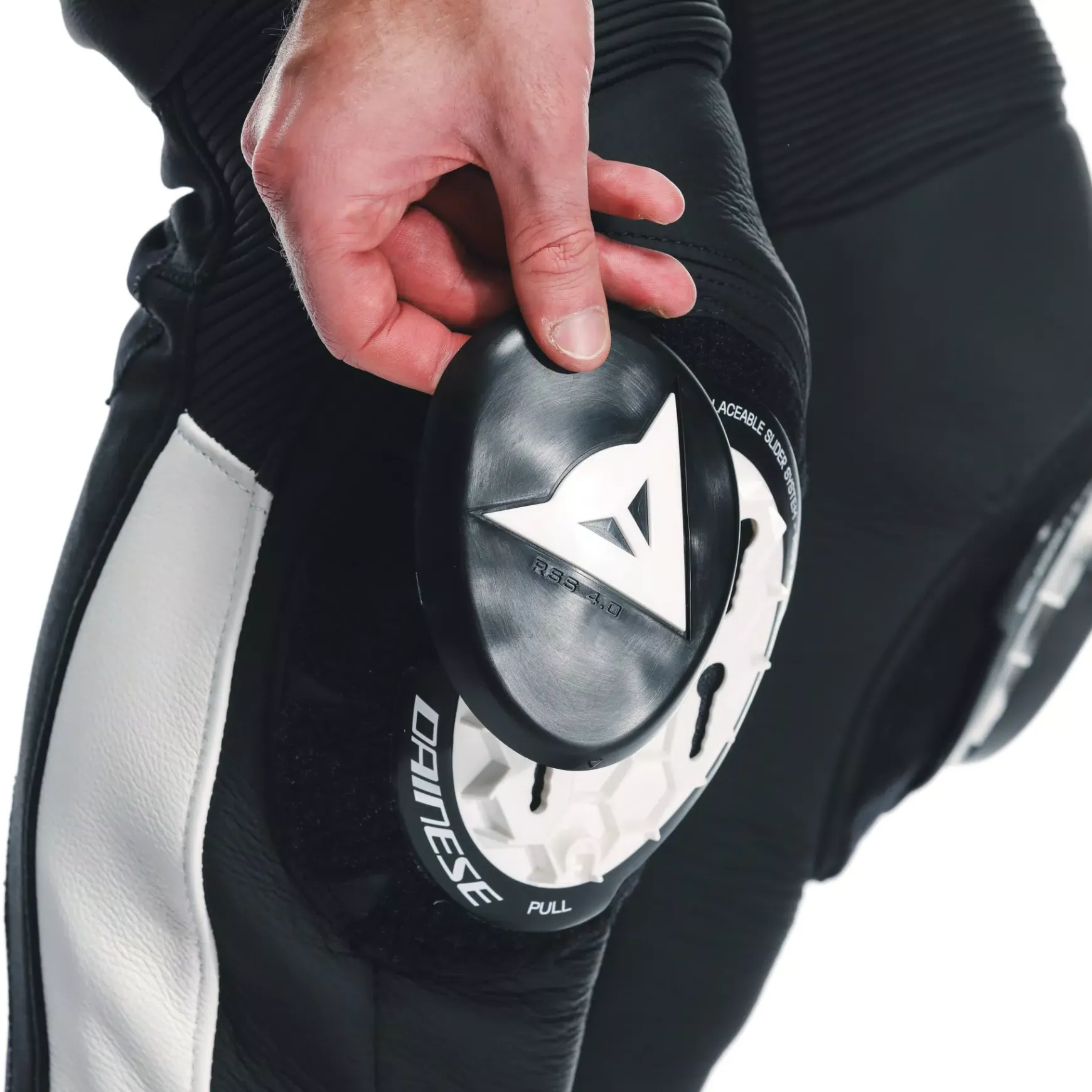 Dainese SUPER SPEED LEATHER PANTS BLACK/WHITE Outlet