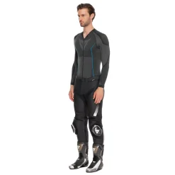 Dainese SUPER SPEED LEATHER PANTS BLACK/WHITE Outlet