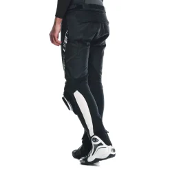 Dainese SUPER SPEED LEATHER PANTS BLACK/WHITE Outlet