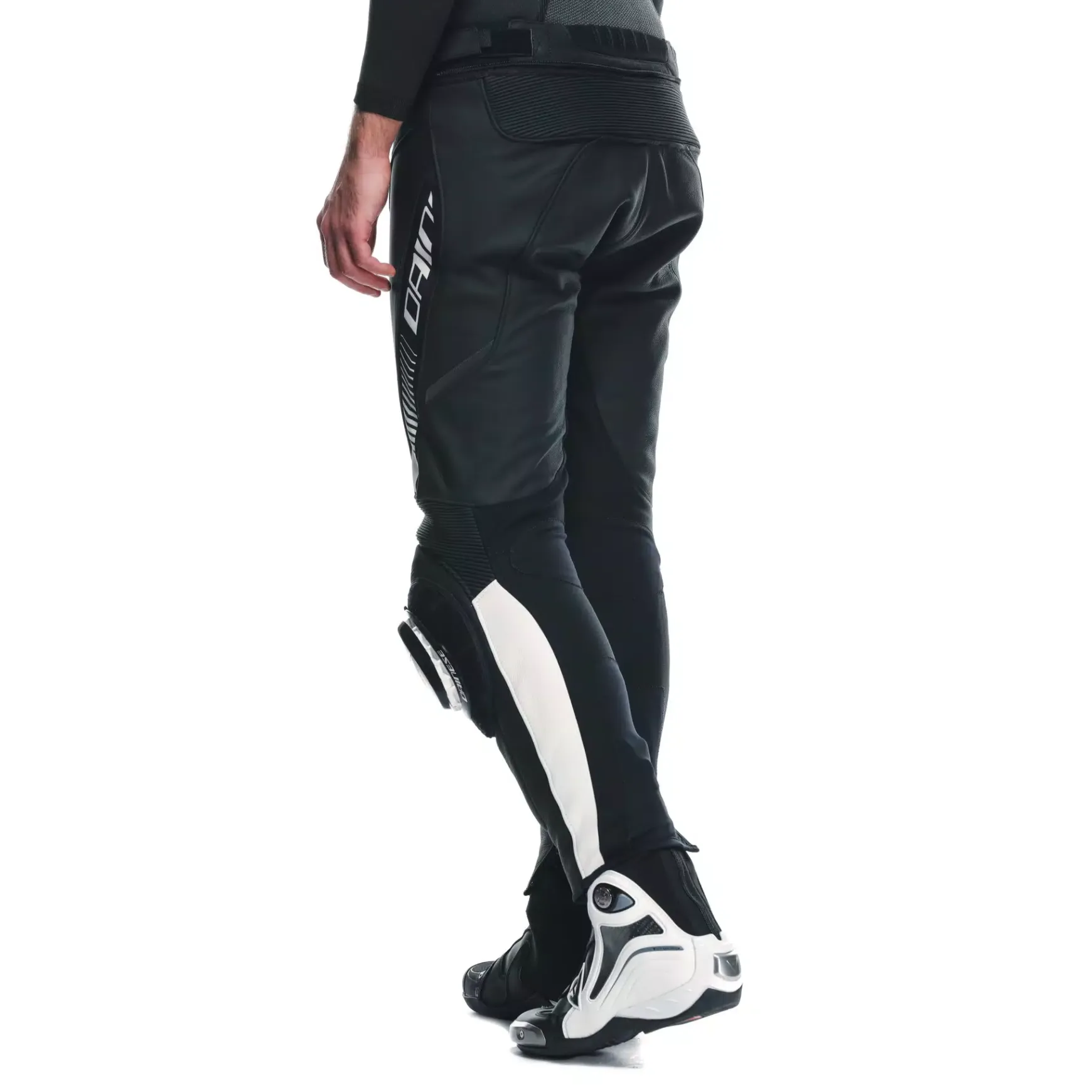 Dainese SUPER SPEED LEATHER PANTS BLACK/WHITE Outlet
