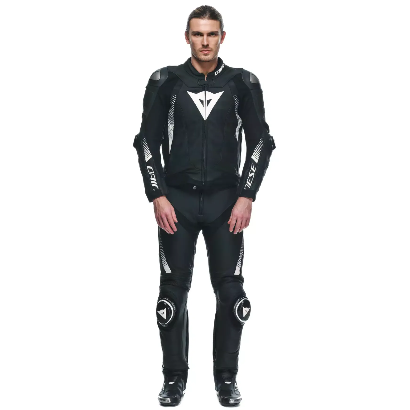 Dainese SUPER SPEED LEATHER PANTS BLACK/WHITE Outlet