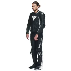 Dainese SUPER SPEED LEATHER PANTS BLACK/WHITE Outlet