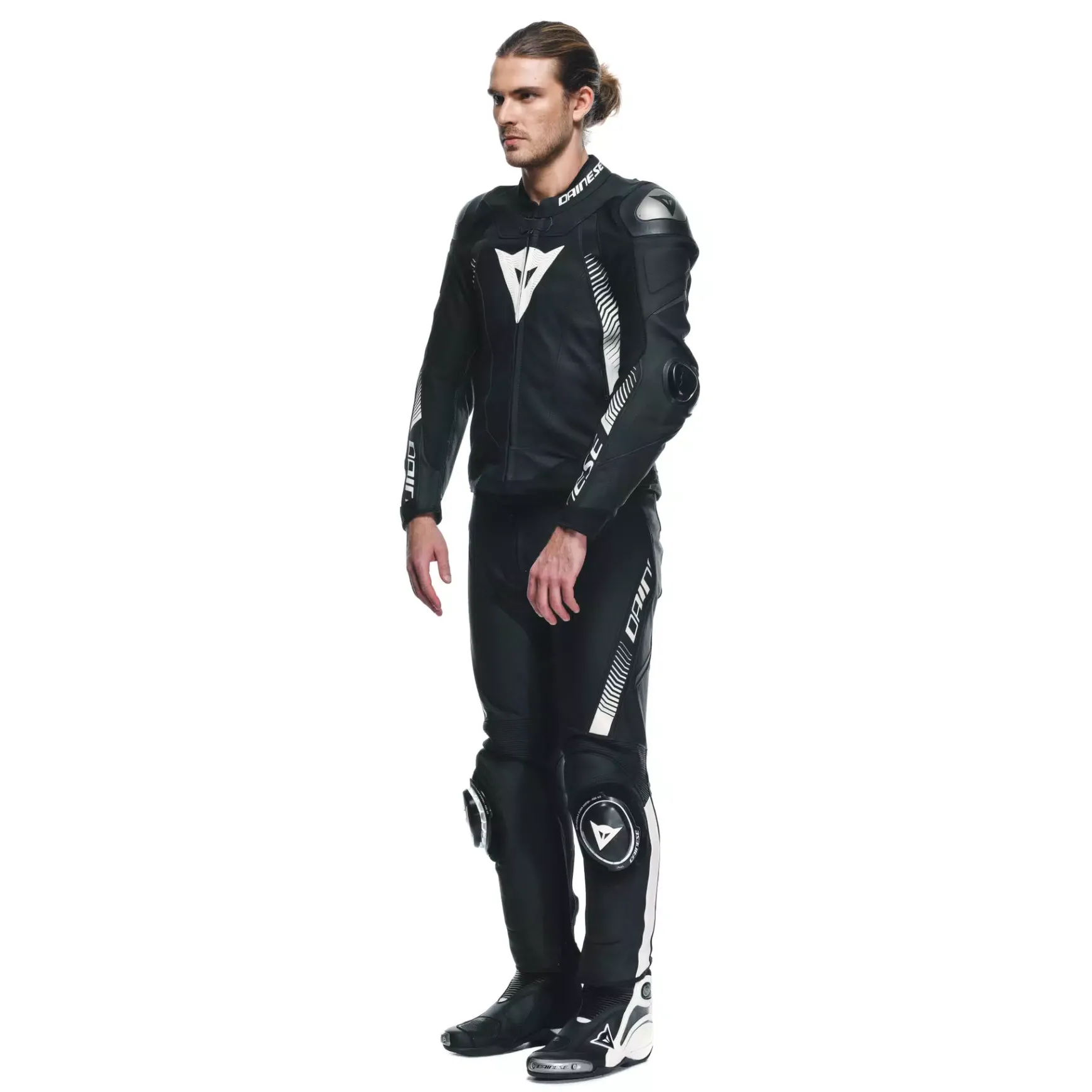 Dainese SUPER SPEED LEATHER PANTS BLACK/WHITE Outlet